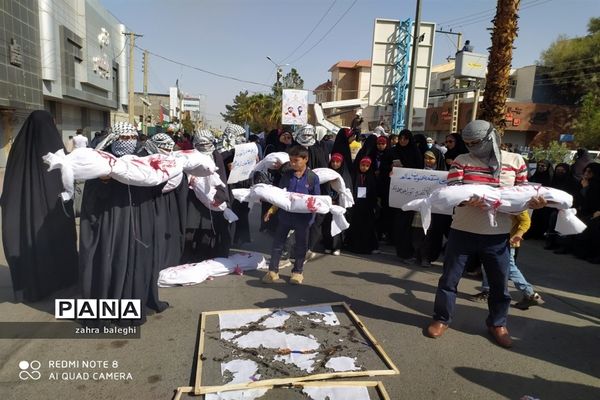 شکوه حضور مردم زاهدان در راهپیمایی یوم الله ۱۳ آبان
