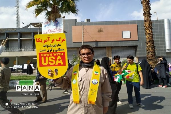 شکوه حضور مردم زاهدان در راهپیمایی یوم الله ۱۳ آبان