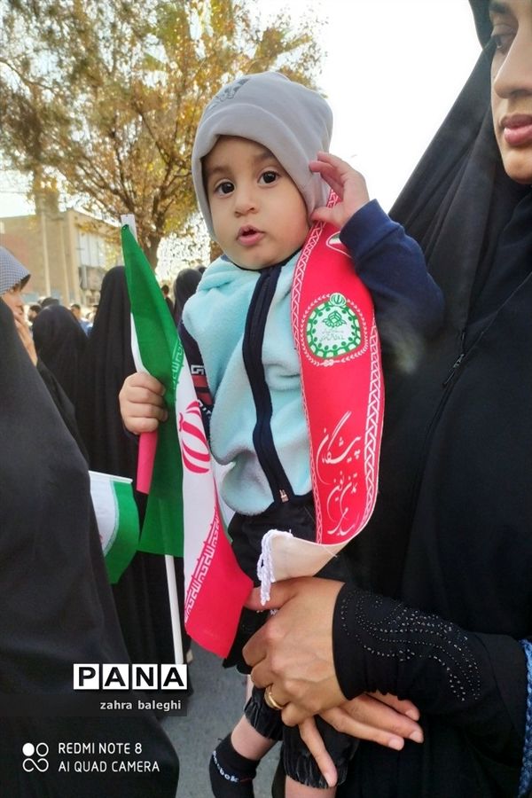 شکوه حضور مردم زاهدان در راهپیمایی یوم الله ۱۳ آبان