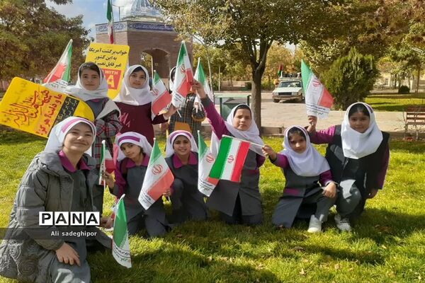 راهپیمایی ۱۳ آبان در شهر تلخاب
