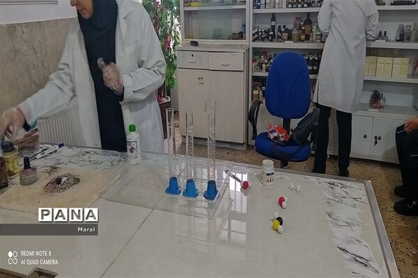 حضور دانش‌آموزان مدرسه  شهدای طغان  در پژوهش سرای ابوریحان جوادآباد