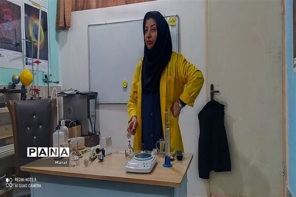 حضور دانش‌آموزان مدرسه  شهدای طغان  در پژوهش سرای ابوریحان جوادآباد