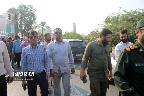 راهپیمایی روز 13 آبان در بوشهر