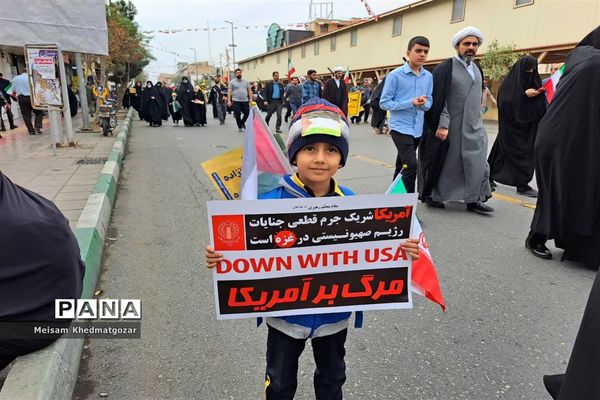 خروش طوفانی مردم قم در راهپیمایی روز ملی مبارزه با استکبار جهانی-1