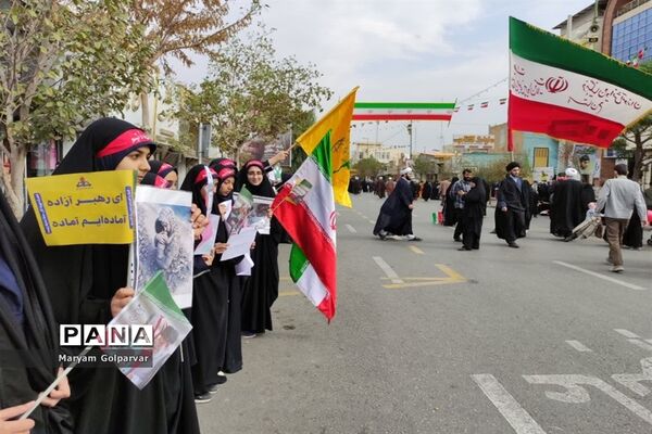 خروش طوفانی مردم قم در راهپیمایی روز ملی مبارزه با استکبار جهانی-1