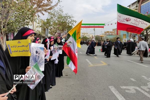 خروش طوفانی مردم قم در راهپیمایی روز ملی مبارزه با استکبار جهانی-1