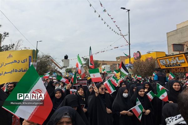 خروش طوفانی مردم قم در راهپیمایی روز ملی مبارزه با استکبار جهانی-1