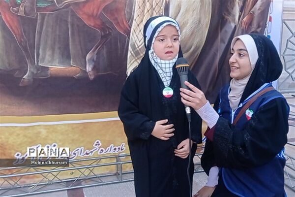 تجمع دانش‌آموز خبرنگاران پانا به‌مناسبت دهه گرامیداشت شهدای دانش‌آموز