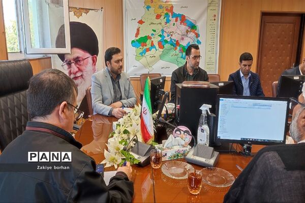 جلسه اقدام مشترک سازمان دانش‌آموزی و اداره‌کل منابع طبیعی خراسان شمالی