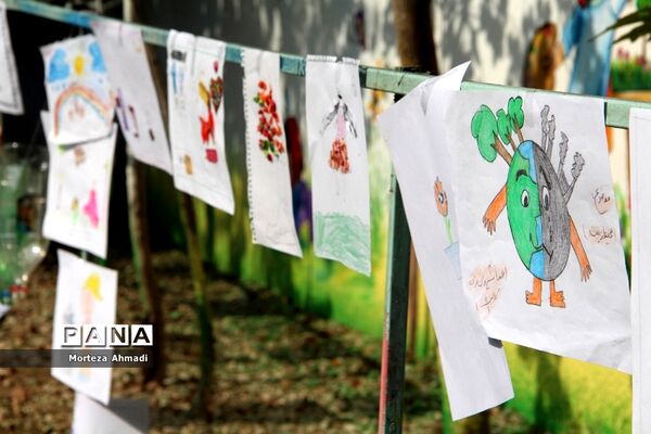 افتتاح خانه‌های محیط زیست و نواختن زنگ بهداشت در دبستان ام‌البنین یک ناحیه‌یک شهرری