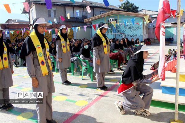 مراسم هفته ملی مازندران در دبیرستان مائده گلوگاه