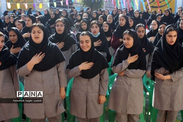 مراسم هفته ملی مازندران در دبیرستان مائده گلوگاه