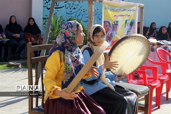 مراسم هفته ملی مازندران در دبیرستان مائده گلوگاه