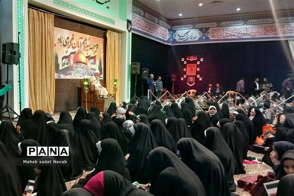 اجتماع بزرگ نونهالان و نوجوانان در حمایت از کودکان غزه