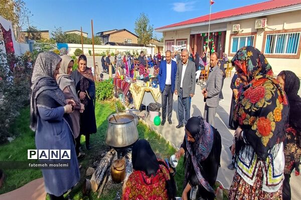 مراسم نمادین هفته ملی مازندران در دبستان سعادت گلوگاه