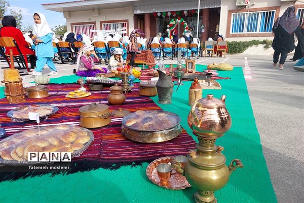 مراسم نمادین هفته ملی مازندران در دبستان سعادت گلوگاه