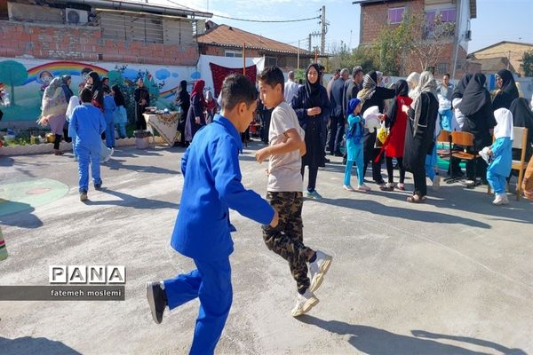 مراسم نمادین هفته ملی مازندران در دبستان سعادت گلوگاه