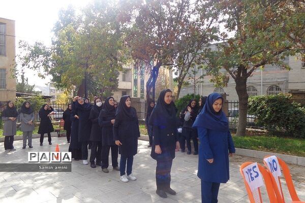 فعالیت‌های ورزشی بسیجیان فرهنگی رودهن  در آغاز کارگاه جهاد تبیین