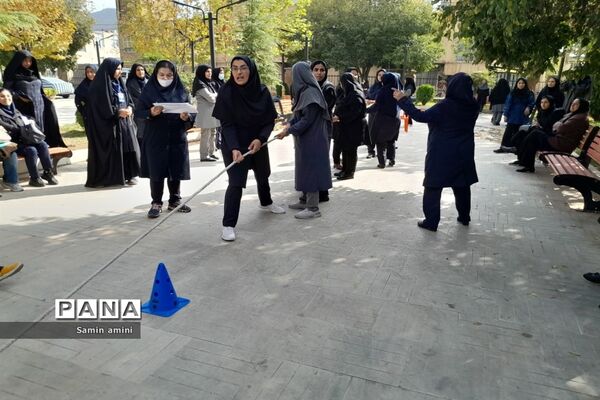 فعالیت‌های ورزشی بسیجیان فرهنگی رودهن  در آغاز کارگاه جهاد تبیین