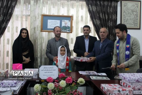 تقدیر از برگزیدگان جشنواره‌ها و پویش‌های سازمان دانش‌آموزی در گلوگاه