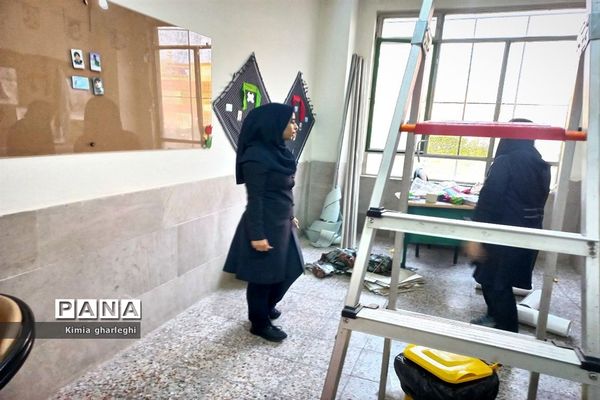 افتتاحیه اولین اتاق بسیج مدرسه نمونه دولتی ارشاد در سطح شهرستان قرچک