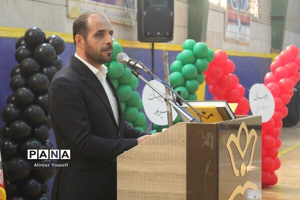 آیین افتتاحیه مسابقات ورزشی مدارس ناحیه یک قم