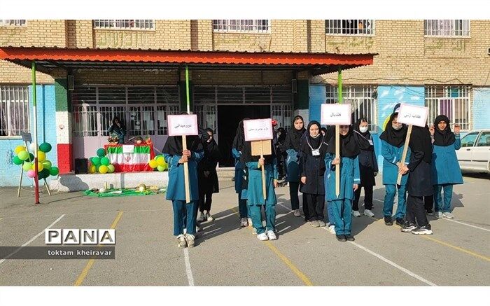 برگزاری المپیاد درون مدرسه‌ای دبیرستان خدیجه شیروان/فیلم