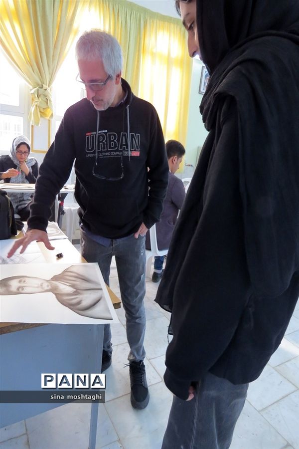 بر گزاری ورکشاپ طراحی چهره سرداران شهید خراسان شمالی