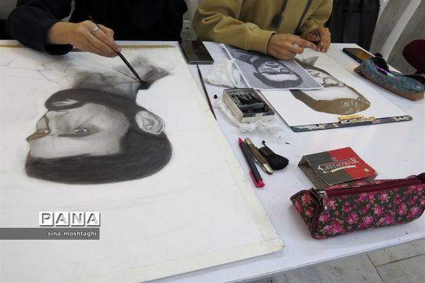 بر گزاری ورکشاپ طراحی چهره سرداران شهید خراسان شمالی