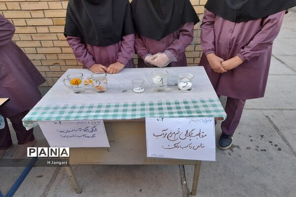 گرامیداشت  روز آزمایشگاه در دبیرستان دخترانه گلستان شهرستان مانه و سملقان