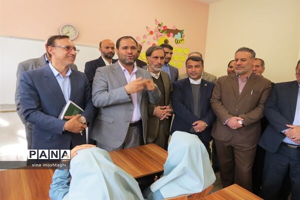 افتتاحیه دبستان 15 کلاسه  ابو ریحان بیرونی در شهرستان بجنورد