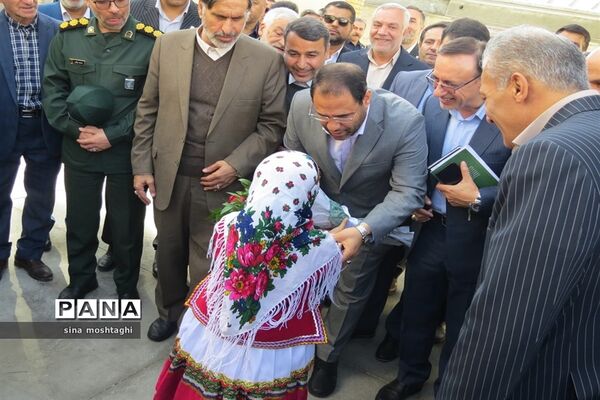 افتتاحیه دبستان 15 کلاسه  ابو ریحان بیرونی در شهرستان بجنورد