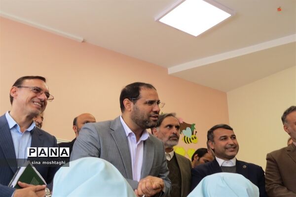 افتتاحیه دبستان 15 کلاسه  ابو ریحان بیرونی در شهرستان بجنورد
