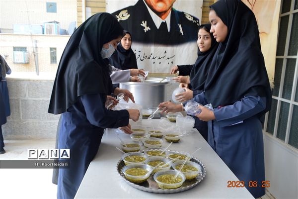 یادواره شهدا در دبیرستان امامت قم