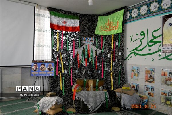 یادواره شهدا در دبیرستان امامت قم
