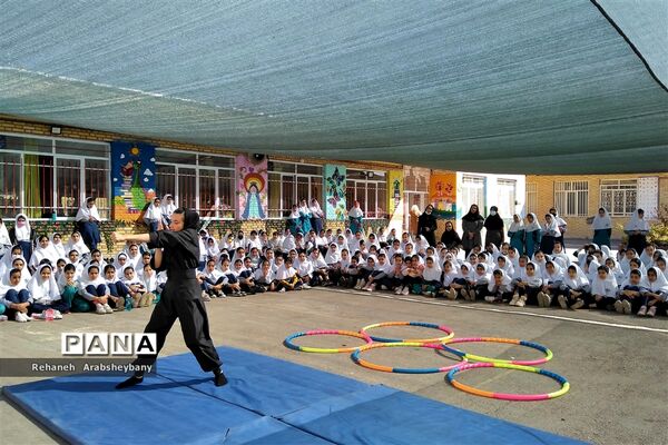 افتتاحیه المپیاد ورزشی درون‌ مدرسه‌ای در مدارس شهرستان آباده
