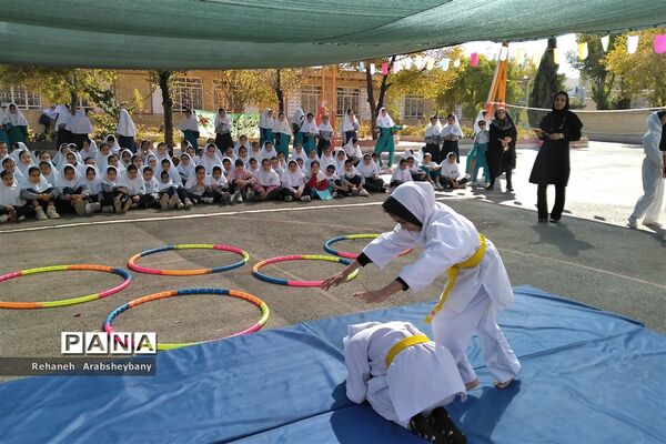افتتاحیه المپیاد ورزشی درون‌ مدرسه‌ای در مدارس شهرستان آباده