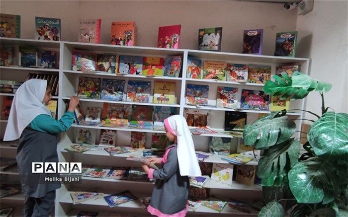 هفته کتاب و کتابخوانی در مدرسه شهید بهزادی شهر پرند/فیلم