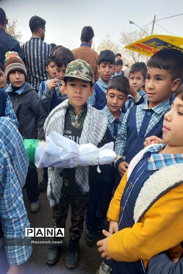 تجمع مردم شهرستان بام و صفی آباد در محکومیت جنایات رژیم صهیونیستی