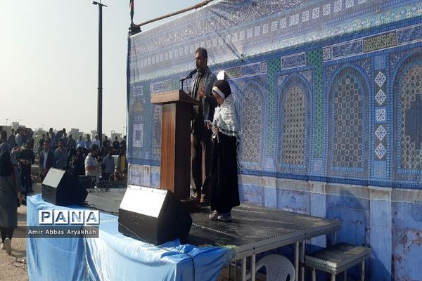 تجمع مردم بوشهر در حمایت از کودکان فلسطین (2)