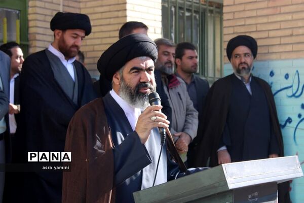 زنگ حمایت از فلسطین ناحیه یک بهارستان در آموزشگاه موفقیان یک