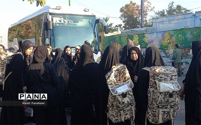 آیین بدرقه ۲۰۰ دانش‌آموز دختر از شهرستان  قرچک، به سرزمین‌های نور/فیلم