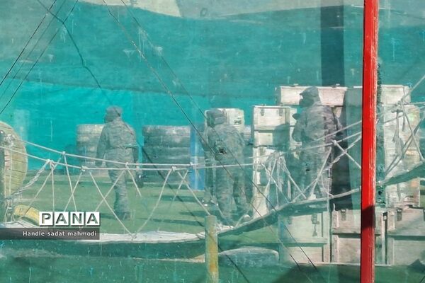 اردوی دانش‌آموزان مدرسه نوین آفرین رودهن در مجموعه پینت ‌بال ورزشگاه آزادی تهران