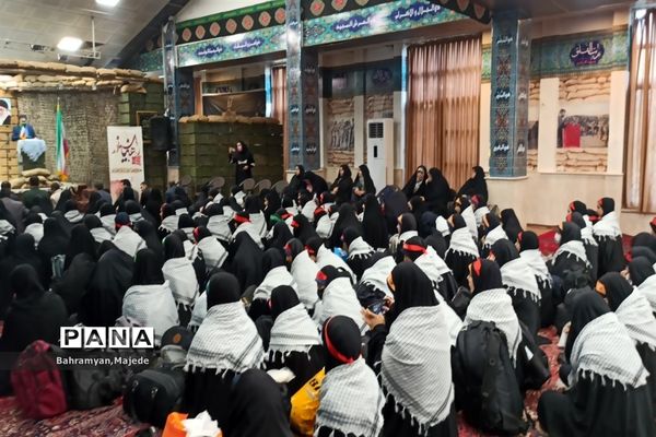 آیین بدرقه اردوی دانش‌آموزی راهیان نور شهرستان ملارد