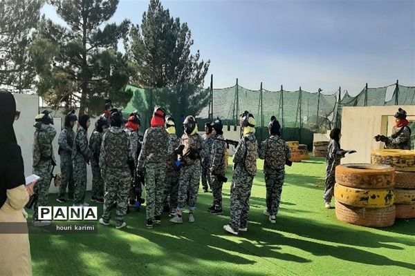 مسابقات پینت‌بال دانش ‌آموزان هنرستان بصیرت