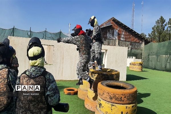 مسابقات پینت‌بال دانش ‌آموزان هنرستان بصیرت