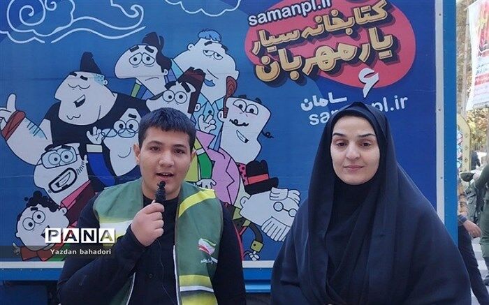 کتابخانه سیار یارمهربان در هجده روستای شهریار عضو دارد/فیلم