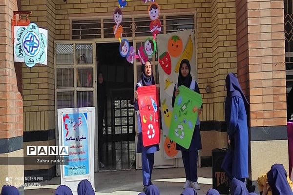 افتتاحیه سفیران سلامت در مدرسه قلم چی ۲ شهرستان بن