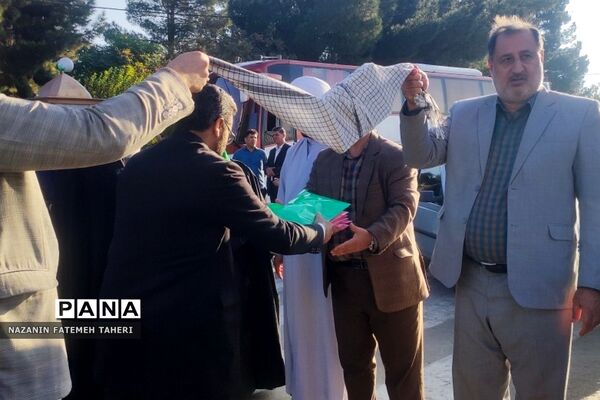 اعزام دانش‌آموزان دختر مدارس فشافویه به اردوی راهیان نور