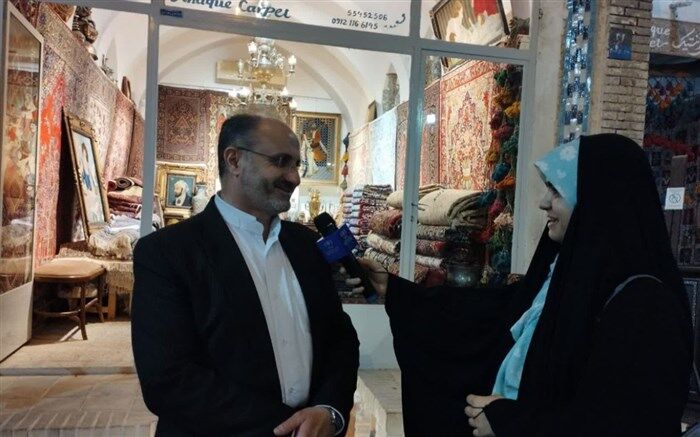 سرای سنتی تیمچه امین الدوله کاشان میزبان هنرمندان نقالی/فیلم